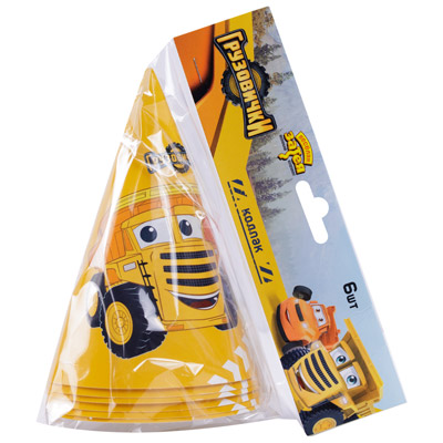 Головные уборы Колпак Грузовички (6 шт.)