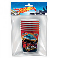 Набор стаканов Hot Wheels, 6 штук