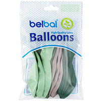 Зеленая Шарики 32см ассорти Зеленая гамма 12шт 1101-0685