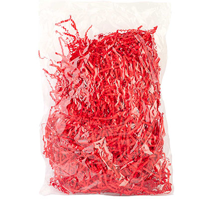 Упаковочный Наполнитель бумажный красный, 50 гр
