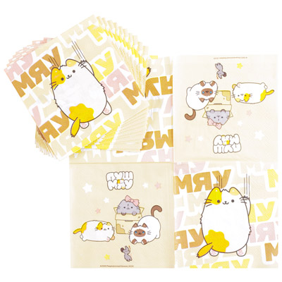 Салфетки Салфетка ПушМяу 25см 12шт