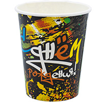 Стаканы бумажные С ДР Граффити, 6 шт