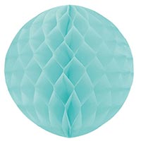 Шар бумажный голубой 30см/G