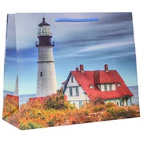  Пакет бум 23х18см Маяк на берегу 1509-1309