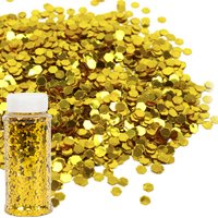 Золотая Блестки Конфетти для декора золото 90гр 1501-4125