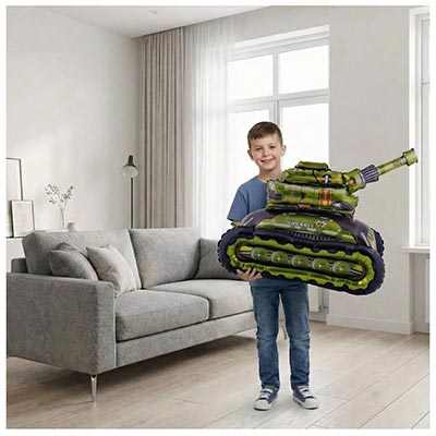 Шарики из фольги Шар Танк, под воздух