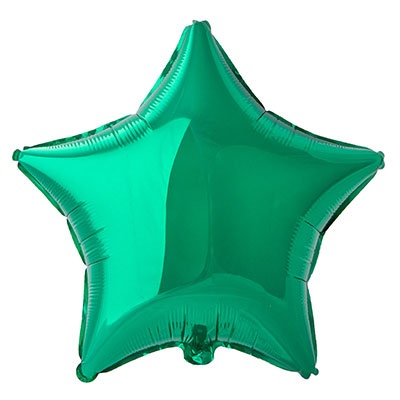 Шарик 32" звезда металлик Green