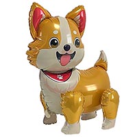 Шар фигура под воздух Собака Корги 66см