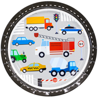 Машинки Тарелки малые Машинки, 6 штук 1502-4670