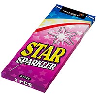 Звездная Вечеринка Свечи Бенгальские Огни Звезда 16см 2шт 1502-6238