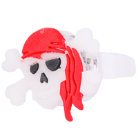 Кольцо светящееся HWN Череп Пират