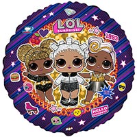 Шарик 45см Куклы ЛОЛ LOL