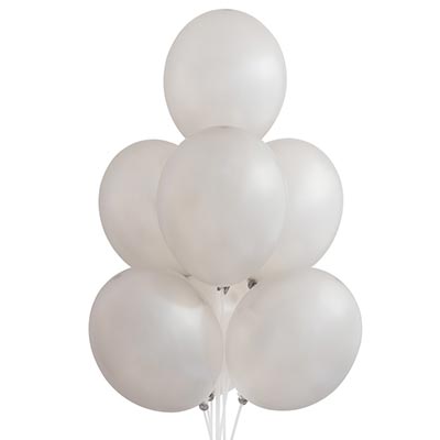 Шарики из латекса Шарик 32см, цвет 061 Металлик Silver