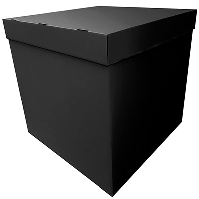 Коробка для надутых шариков черная