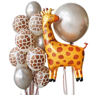Шарики из фольги Шар фигура Жираф 41"