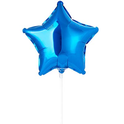 Шарики из фольги Шарик 23см звезда Blue