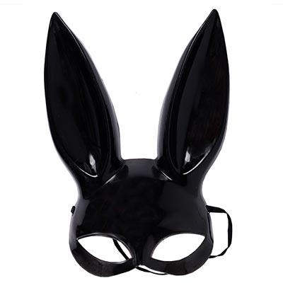 Маски Маска Кролик черный пластик/G