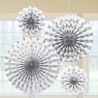 Белая Фанты White Горошек Шеврон блеск, 4 шт 1505-1222