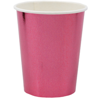 Розовая Стаканы блестящие розовые, 6 штук 1502-4857