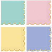 Элегантная Вечеринка Салфетки большие Весенняя Пудра, 16 шт 1502-4431