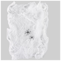 Вечеринка Хэллоуин Паутина с 2 пауками светящ в темн 1х1м 1501-6889