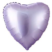 Шар Сердце 45см Сатин Lilac