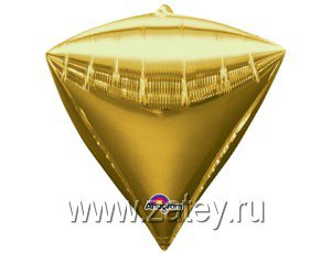 А 3D АЛМАЗ Б/РИС 17" Металлик Gold