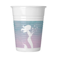 Стаканы пластиковые Русалка Элегантная