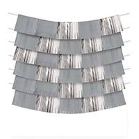 Серебряная Гирлянда-бахрома Silver, 9 шт 1505-1777