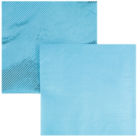 Голубая Салфетки блестящие голубые, 6 штук 1502-4883