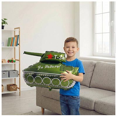 Шарики из фольги Шар фигура Танк Т-34