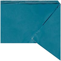 Голубая Скатерть блестящая голубая 130х180см 1502-4886