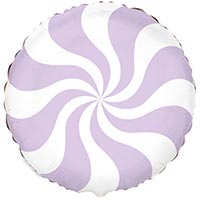 Шарик 45см Конфета лиловая пастель