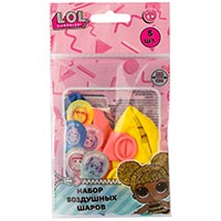 Шары 30см Куклы ЛОЛ, 5шт