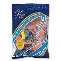 Шары прозрачные 30см, разноцветные