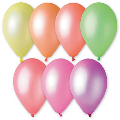 Наборы в упаковках Шарики неон 18см, 20шт