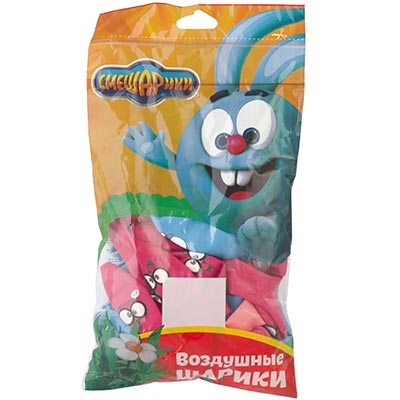 Шарики из латекса Шары с рисунком 36см Смешарики Улыбки