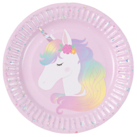 Единорог Тарелка Единорог дивный 17см 6шт 1502-6568