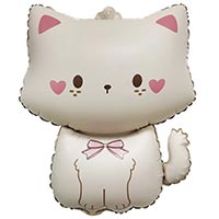 Животные Шар фигура Кошка щечки сердца 1207-6722
