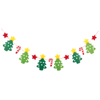 Гирлянда Новогодняя Елка фетр 3м