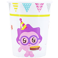 Стаканы Малышарики Флажки, 6 штук