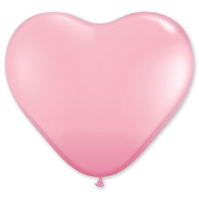 Шар Сердце 06" Стандарт Pink, 15 см