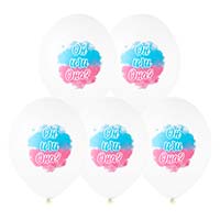 Мальчик или Девочка? Шары 35см с рис. Он или Она? 2цв 2ст 1103-3059