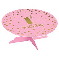 1-й День Рождения Стойка для кексов 1-й ДР Девочка 1502-4108