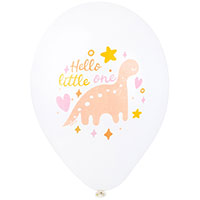 Шары 35см с рисунком Boho Динозаврик