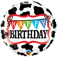 Шарик 45см HB Пятна коровы