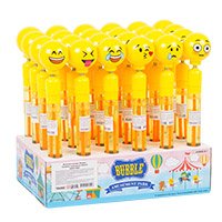 Мыльные пузыри Эмоции Смайлик погремушка