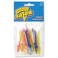 Пираты Пика для канапе Шпага пласт 9см 30шт 1502-0534