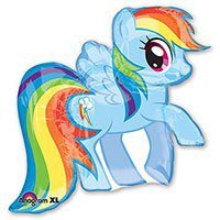 Шар фигура My Little Pony радужная