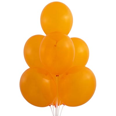 Шарики из латекса Шарик 32см, цвет 037 Кристалл Orange